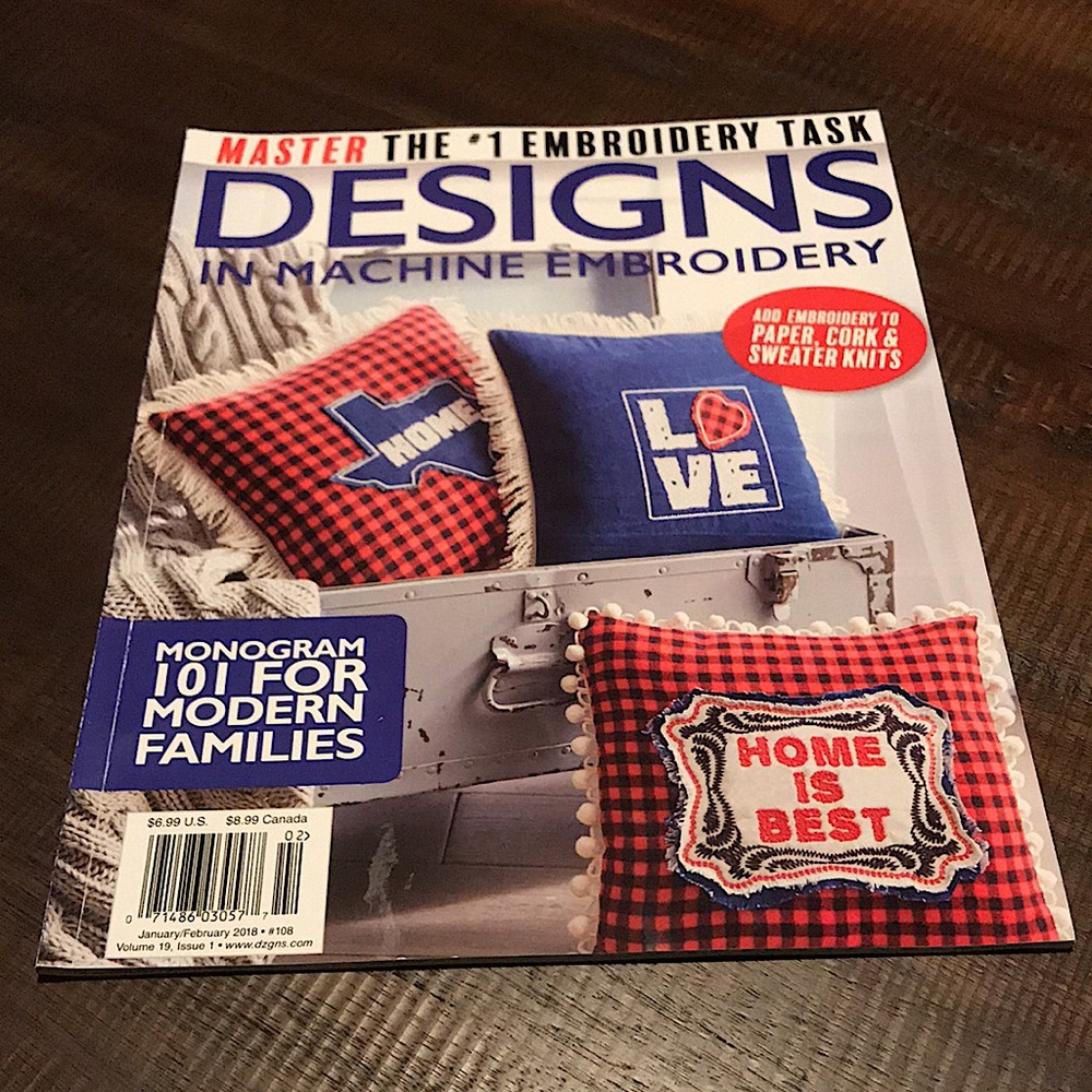2 DESIGNS IN MACHINE Embroidery Magazines - Picture 3 of 11